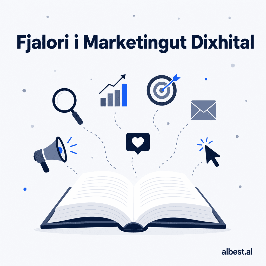 Fjalori i Marketingut Dixhital A–Z: 90+ Terma të Shpjeguara Thjesht
