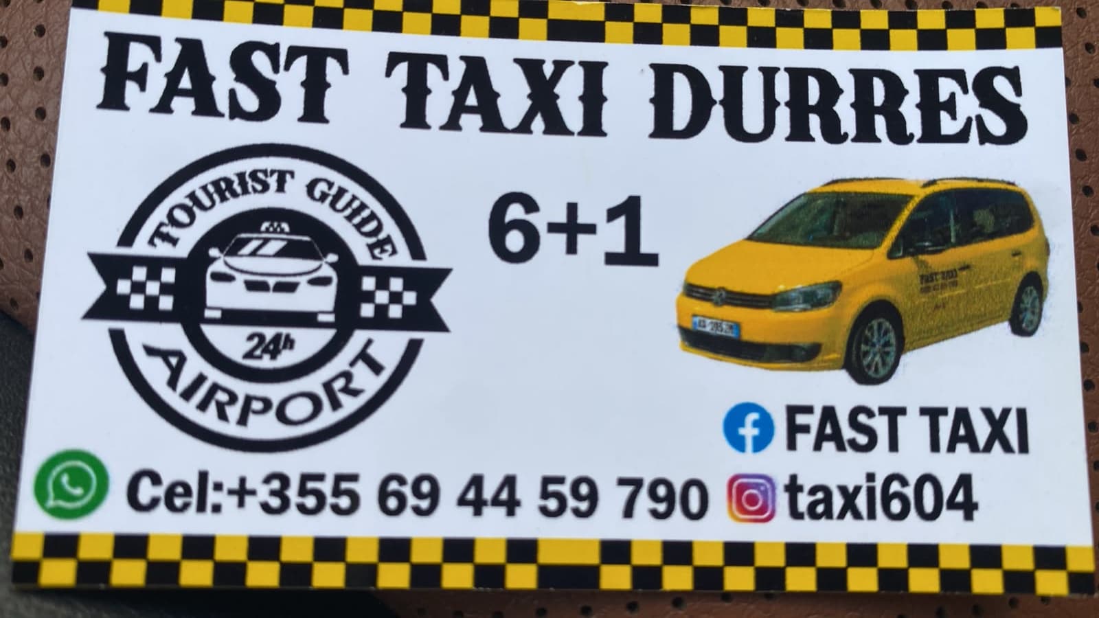 FAST TAXI - TAKSI 6+1 NE DURRES