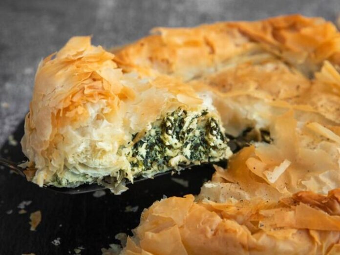 Byrek Me Spinaq Albanian Spinach Pite 