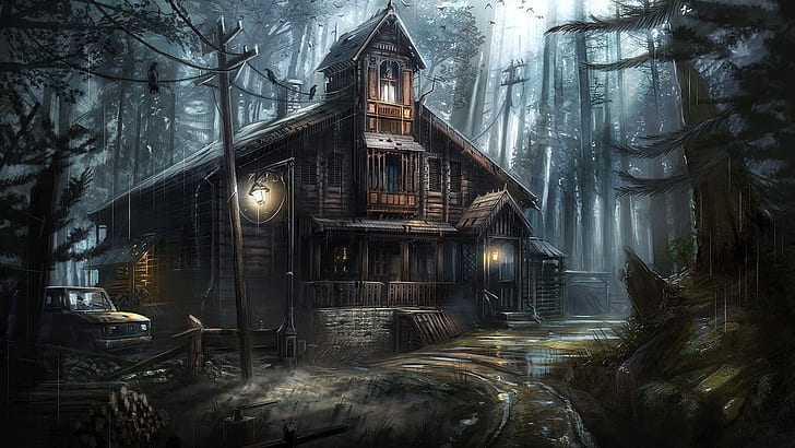 fantasy art haunted
