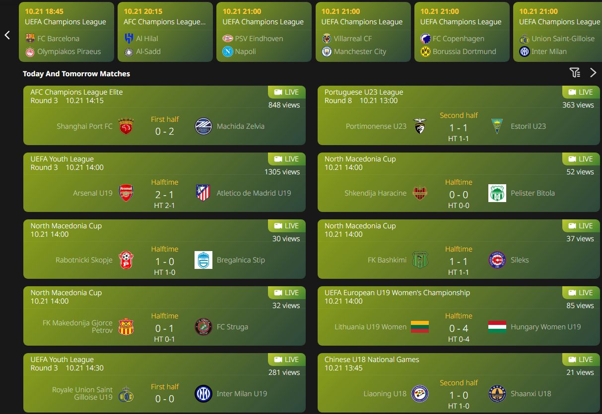 ndeshje futboll live online